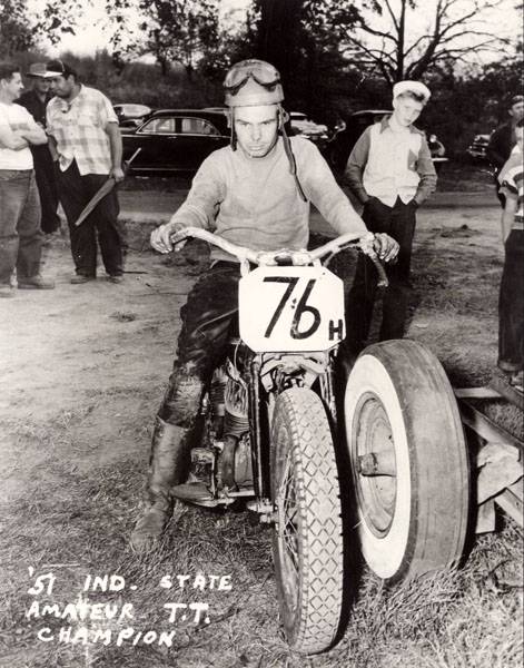 My Dad on his WR45